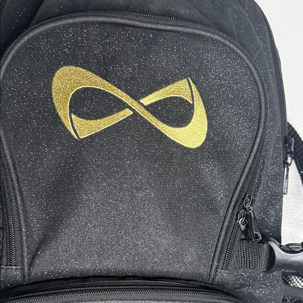 NFINITY Black Backpack with Gold Logo - Picture 3 of 6